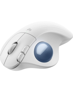 Миша безпроводная Logitech Trackball Ergo M575S Белая (синий шар Off-White)