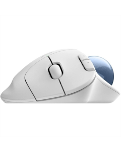 Миша безпроводная Logitech Trackball Ergo M575S Белая (синий шар Off-White)