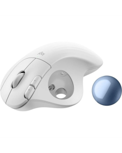 Миша бездротова Logitech Trackball Ergo M575S Біла (Off-White Blue Ball)