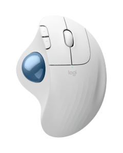 Миша бездротова Logitech Trackball Ergo M575S Біла (Off-White Blue Ball)