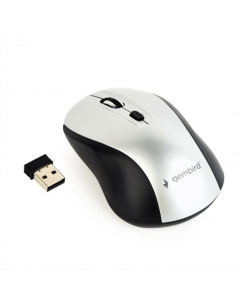Миша бездротова Gembird MUSW-4B-02-BS Сіра (Black Silver)