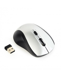 Миша бездротова Gembird MUSW-4B-02-BS Сіра (Black Silver)