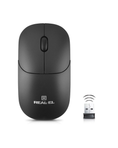 Миша беспроводная Real-EL RM-311 Черная (Black)