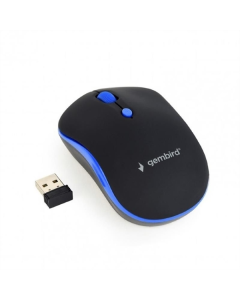 Миша бездротова Gembird MUSW-4B-03-B Синя (Black Blue)