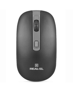 Миша бездротова Real-EL RM-330 Сіра (Black Grey)