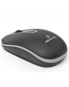 Миша бездротова Real-EL RM-330 Сіра (Black Grey)