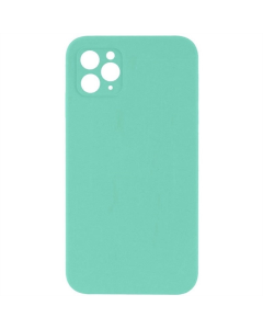 Чохол накладка для iPhone 11 Pro Silicone Case Square Full Camera (AA) NL Бірюзова (Turquoise)