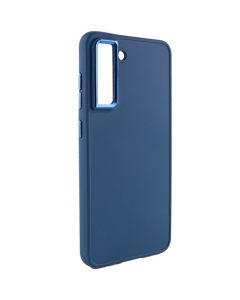 Чехол-накладка для Samsung S23 Bonbon Metal Style TPU Синий (Космический синий)