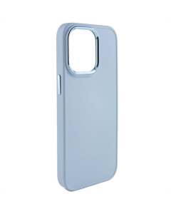 Чохол-накладка для iPhone 14 Pro Bonbon Metal Style Синій (Mist blue)