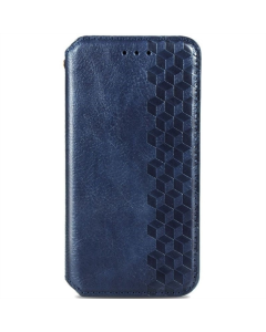 Чехол кейс для Samsung A52/A52 5G/A52s GETMAN Cubic (PU) Синий (Blue)