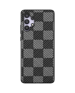 Чехол-накладка для Samsung A52/A52 5G/A52s Grid TPU+PC Черный (Black Cube)