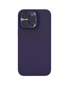 Чохол накладка для iPhone 14 Pro Silicone Nillkin LensWing Magnetic Фіолетова (Deep Purple)