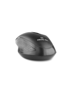 Миша беспроводная Real-EL RM-300 Серая (Черно-серая)
