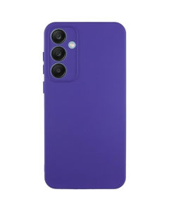 Чехол-накладка для Samsung S24 FE GETMAN Liquid Silk Full Camera TPU Фиолетовый (Ультрафиолет)