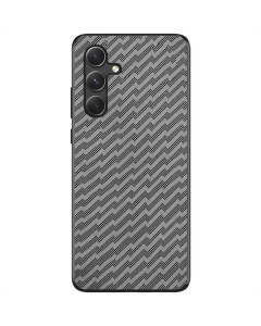 Чехол-накладка для Samsung S24 FE Grid TPU+PC Черный (Black Lightning)