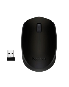 Миша бездротова Logitech M170 Чорна (Black Gray)