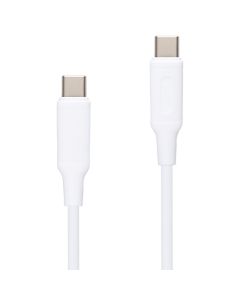 USB кабель XO NB-Q265B Type-C to Type-C 60W 1м Білий (White)