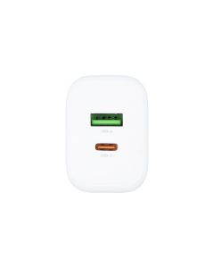Зарядное устройство XO L137 1USB+1Type-C 20W Белый (White)