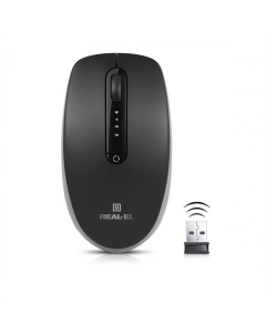 Миша бездротова бездротова Real-EL RM-455W Чорна (Black)