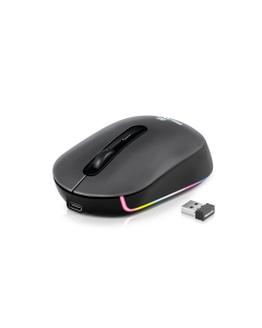 Миша бездротова Real-EL RM-470W Сіра (Dark Grey)