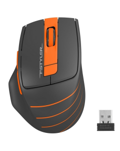Миша беспроводная A4Tech FG30S Оранжевая (Оранжево-черная)