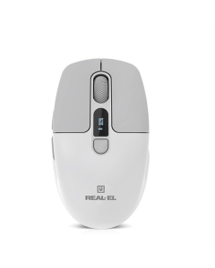 Миша беспроводная Real-EL RM-480W Белая (White)