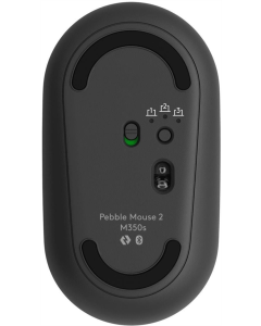 Миша бездротова Logitech Pebble Mouse 2 M350s Bluetooth Сіра (Graphite)
