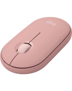Миша беспроводная мышь Logitech Pebble Mouse 2 M350 в розовом цвете.