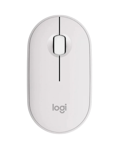 Миша бездротова Logitech Pebble Mouse 2 M350s Bluetooth Біла (White)