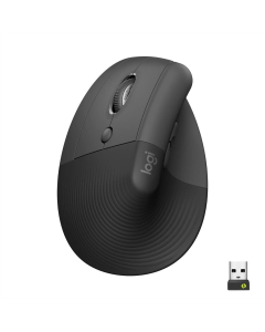 Миша бездротова Logitech Lift Vertical Ergonomic (910-006474) Сіра (Graphite)