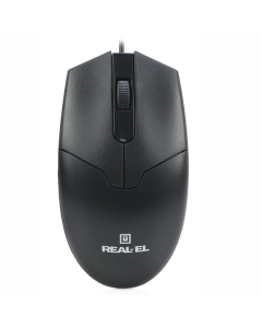 Миша REAL-EL RM-208 Черный (Black)