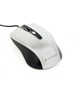 Миша Gembird MUS-4B-01-BS Серая (Черно-серая)