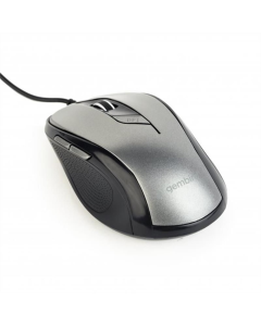 Миша Gembird MUSW-6B-01 Сіра (Black Grey)