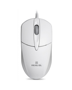 Миша REAL-EL RM-211 Біла (White)