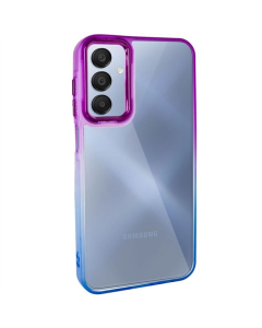 Чехол-накладка для Samsung A24 Fresh серии sip TPU+PC Сине-фиолетовый (Blue Violet)