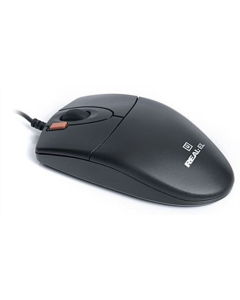 Миша REAL-EL RM-220 Черная (Black)