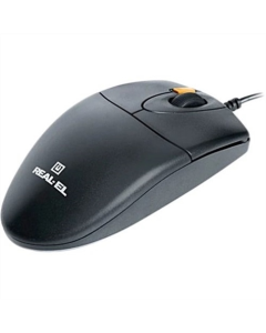 Миша REAL-EL RM-220 Черная (Black)