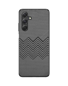 Чехол-накладка для Samsung A24 Grid TPU+PC Черный (Black Wave)