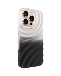 Чехол-накладка для iPhone 14 Pro TPU ColorWave Белый Черный (Белый Черный)