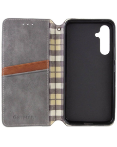 Чохол кейс для Samsung M54 5G GETMAN Cubic (PU) Сірий (Gray)