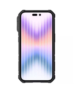 Чохол накладка для iPhone 14 Pro Max TPU+PC Nillkin CamShield Armor Pro (шторка на камеру) Синя (Blue)