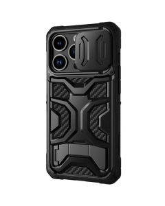 Чохол накладка для iPhone 14 Pro Max TPU+PC Nillkin CamShield Adventurer Pro Чорна (Armor Black)