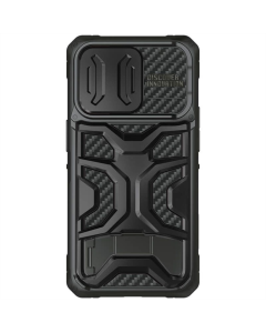 Чохол накладка для iPhone 14 Pro Max TPU+PC Nillkin CamShield Adventurer Pro Чорна (Armor Black)