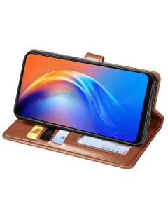 Чохол кейс для Samsung A05 GETMAN Gallant (PU) Коричневий (Brown)