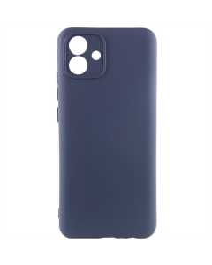 Чехол-накладка для Samsung A05 GETMAN Liquid Silk Full Camera TPU Синий (Полуночно-синий)