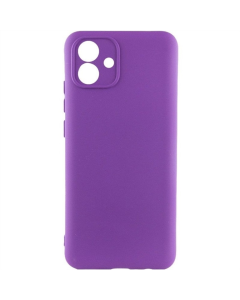 Чехол-накладка для Samsung A05 GETMAN Liquid Silk Full Camera TPU Фиолетовый (Purple)