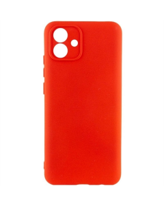 Чехол-накладка для Samsung A05 GETMAN Liquid Silk Full Camera TPU Красный (Red)