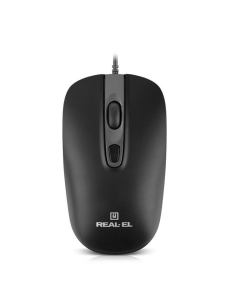 Миша REAL-EL RM-222 Чорна (Black)