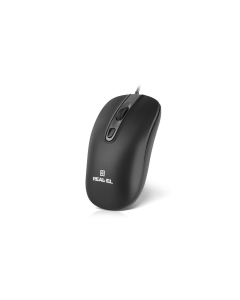 Миша REAL-EL RM-222 Чорна (Black)