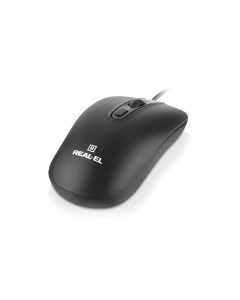 Миша REAL-EL RM-222 Чорна (Black)